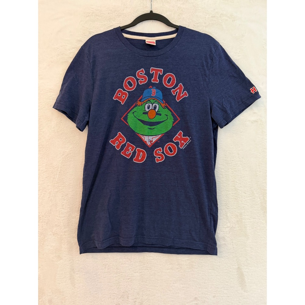 Homage Boston Red Sox Wally the Green Monster T-Shirt Mens Large Navy Tri-Blend